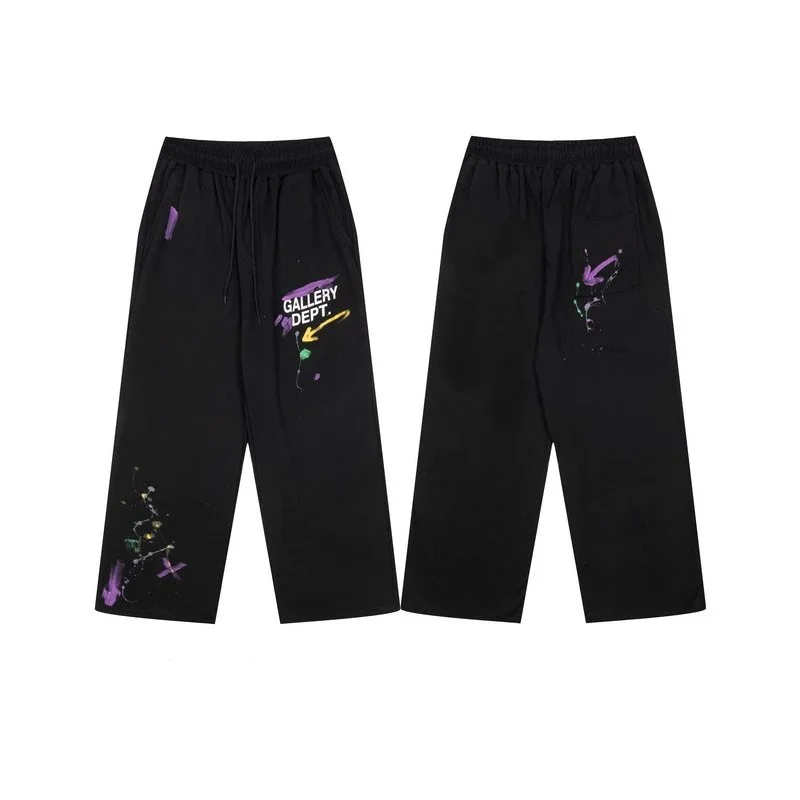 Gallery Dept. Gallery Dept. Art That Kills Black Painted Pants Black - 1
