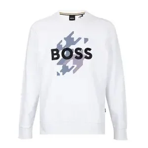 Hugo Boss Hugo Boss White Camo Print Sweatshirt White - 1