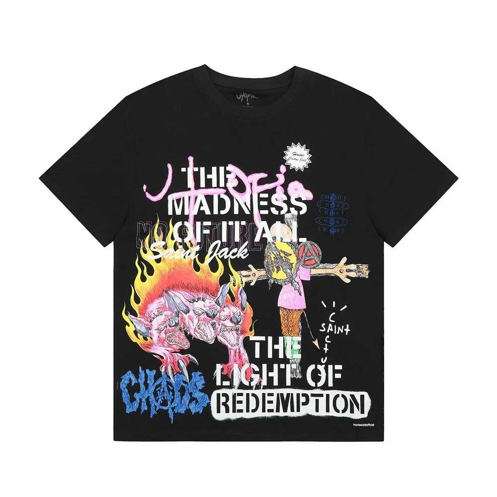 Travis Scott Travis Scott Cactus Jack The Madness of All T-Shirt Black Black