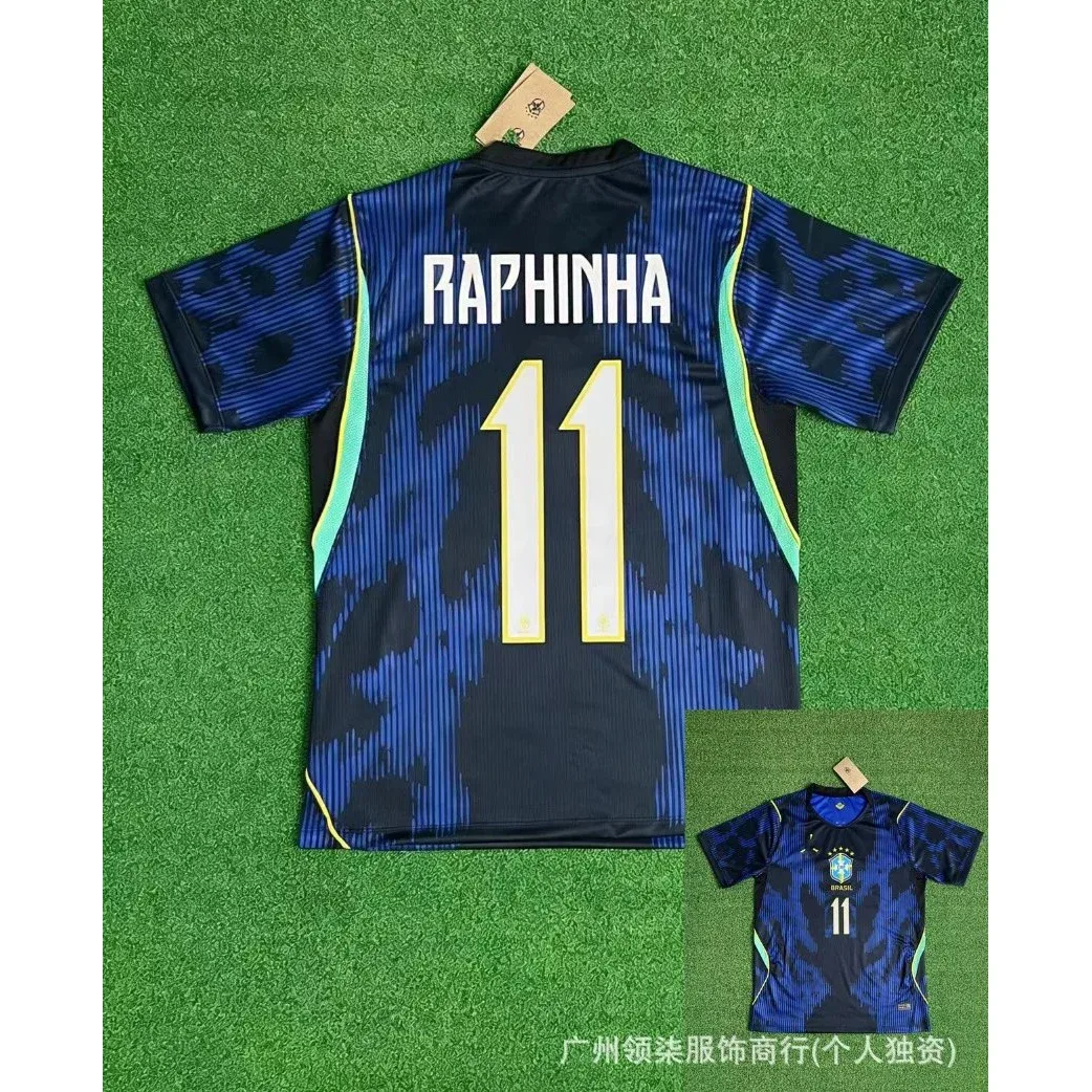 Nike Nike 2026巴西客场11号拉菲尼亚 Football Jersey Blue - 1