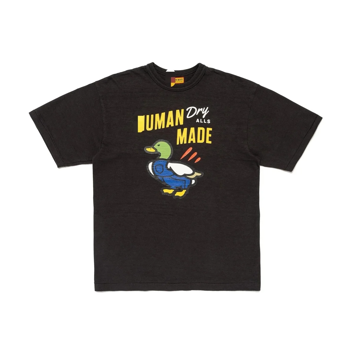 Other HUMAN Dry Made Duck T-Shirt Black T-Shirts Black - 1