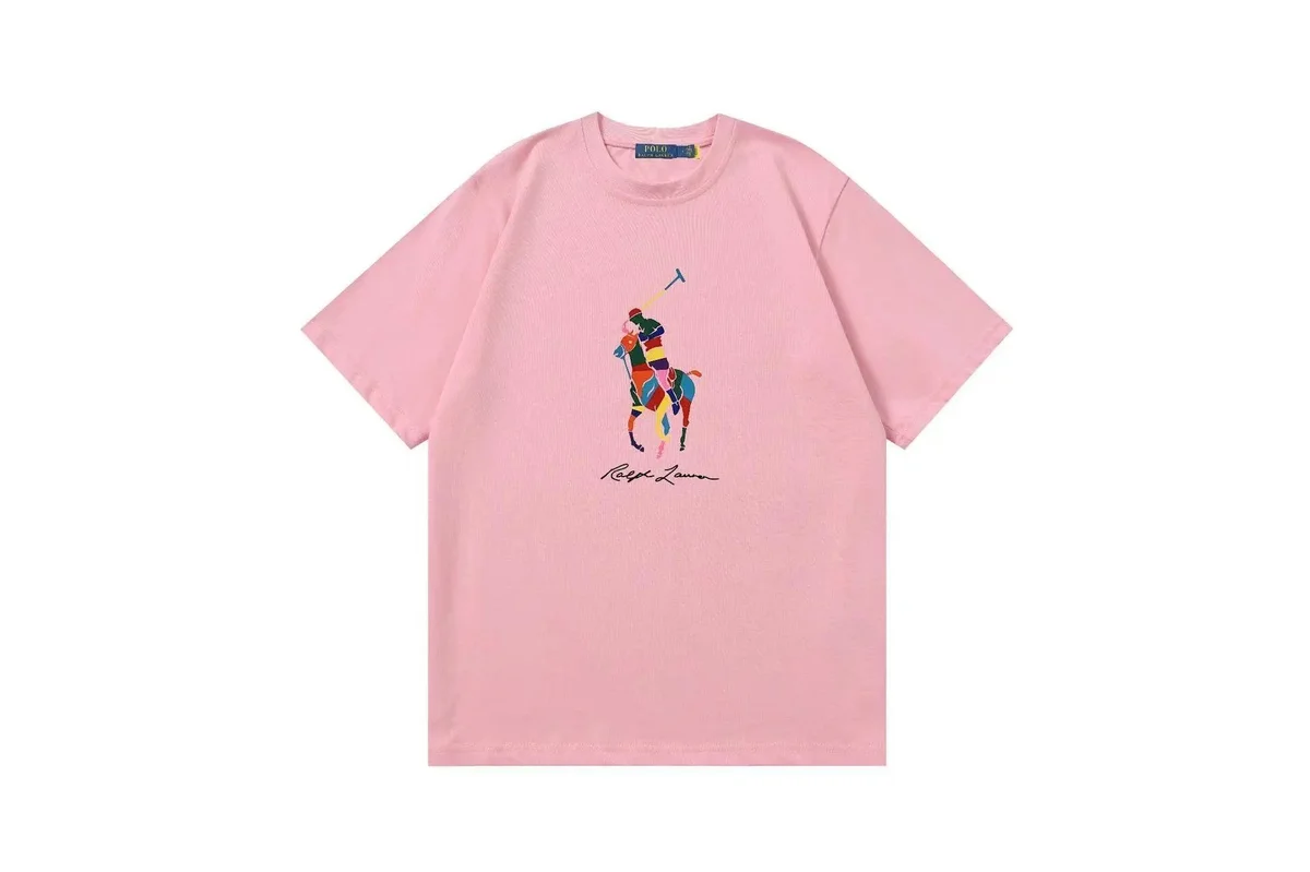 Polo Ralph Lauren Polo Ralph Lauren Classic Logo Pink T-Shirt Pink - 1