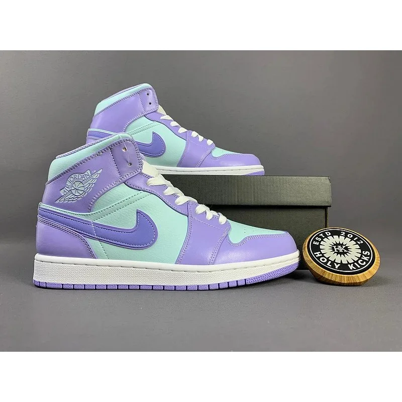 Nike Nike Air Jordan 1 Mid 'Lilac' Sneakers Purple - 1