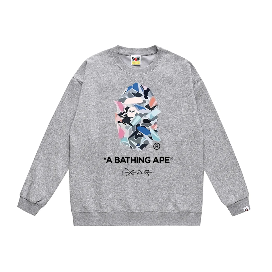 A Bathing Ape A Bathing Ape BAPE STA Grey Camo Print Sweatshirt Grey - 1