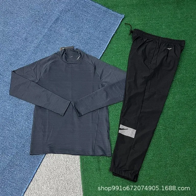 Other Unisex Deep Grey & Black Tracksuit Set Grey - 1