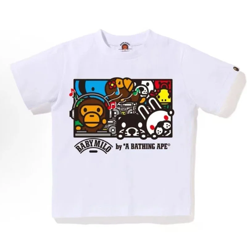 A Bathing Ape A Bathing Ape Baby Milo White T-Shirt White - 1