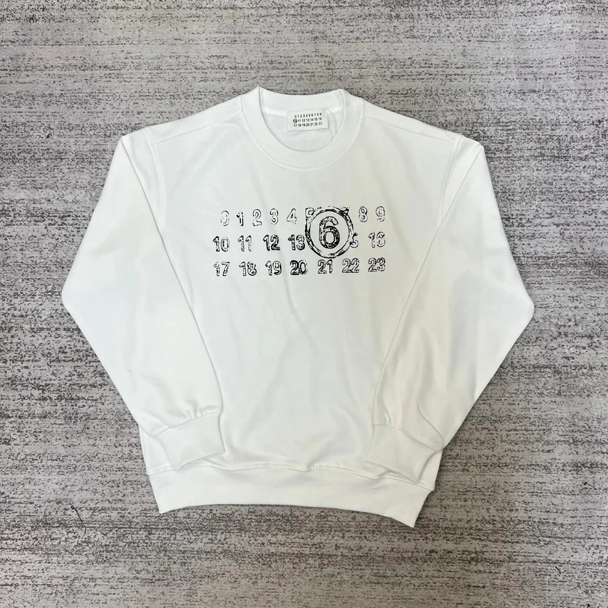 Maison Mihara Yasuhiro Maison Mihara Yasuhiro OG Style 36 White Crewneck Sweatshirt White - 1