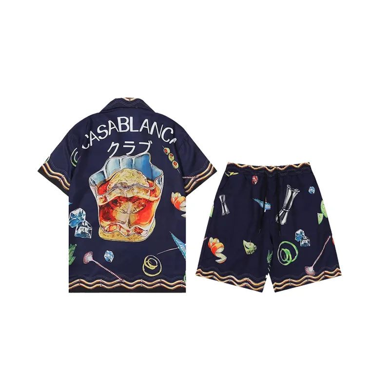 Casablanca Casablanca Club Navy Print Set Navy - 1