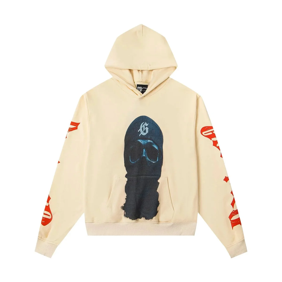 G&G AVENUE G&G AVENUE Balaclava Graphic Hoodie G02 Apricot Beige - 1
