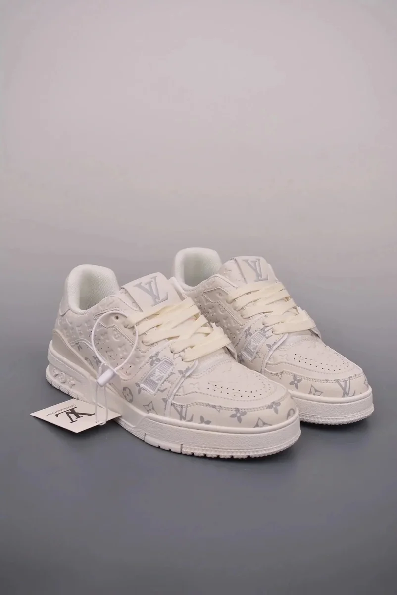 Louis Vuitton Louis Vuitton LV Trainer TX-03 White/Grey Monogram Sneakers White