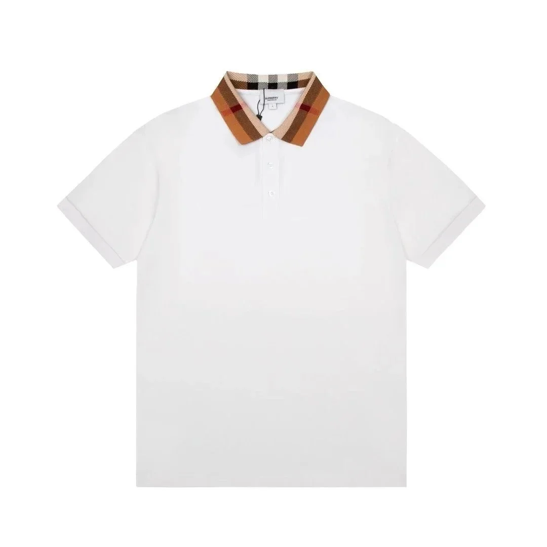Burberry Burberry Vintage Check White/Check Collar Polo Shirt White