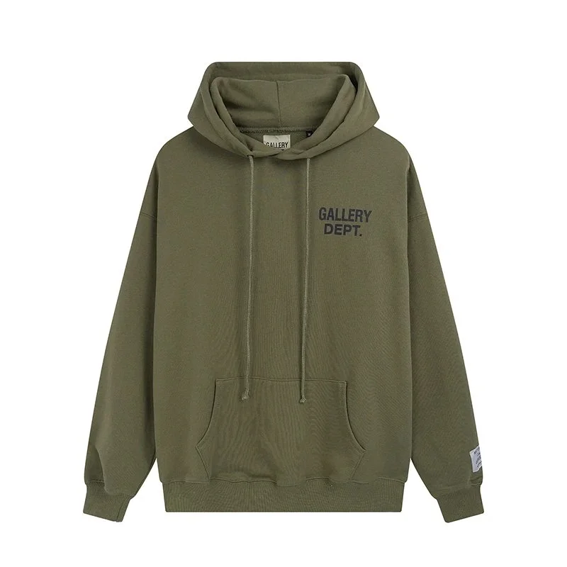 Gallery Dept. Gallery Dept. Olive Hoodie Sweatshirt Multicolor - 1