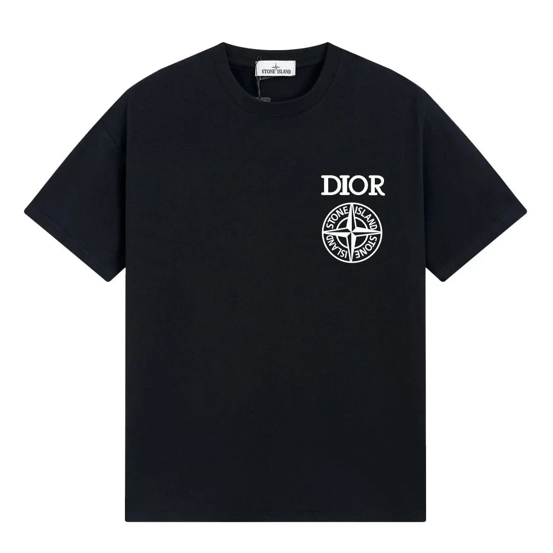Dior Dior Stone Island Black T-Shirt Black - 1