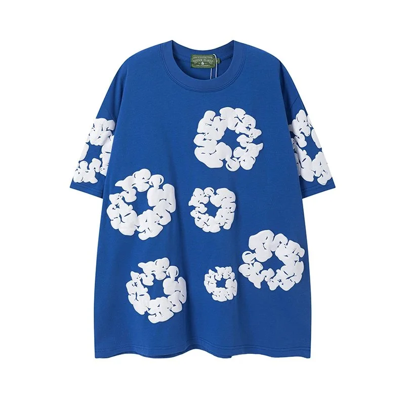 Gucci Gucci Flora Blue Floral T-Shirt Blue