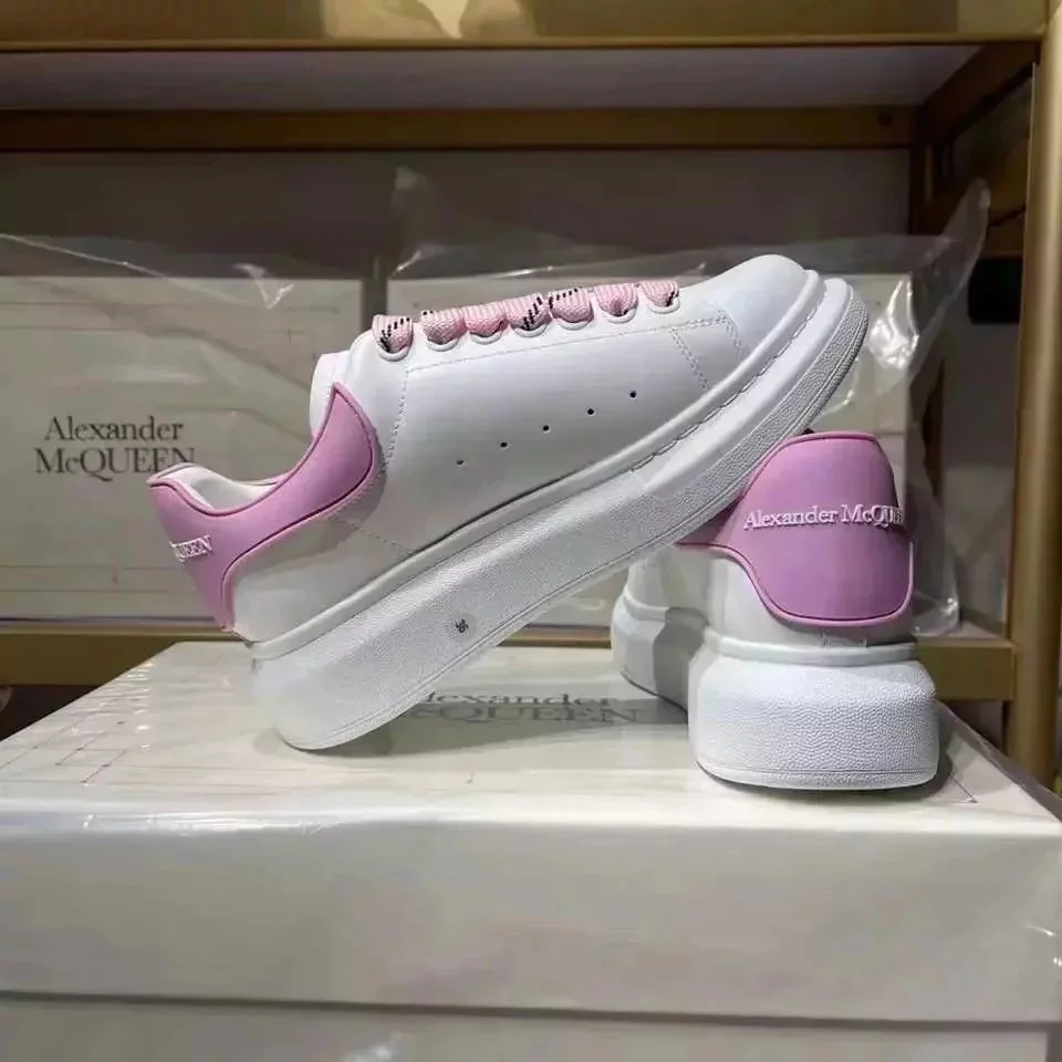 Alexander McQueen Alexander McQueen Oversized White/Pink Sneakers White - 1