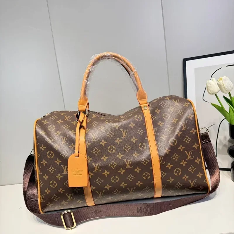Louis Vuitton Louis Vuitton Keepall Monogram Travel Bag Brown