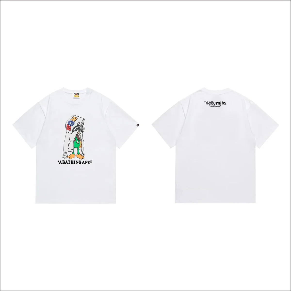 A Bathing Ape A Bathing Ape Baby Milo White T-Shirt White - 1