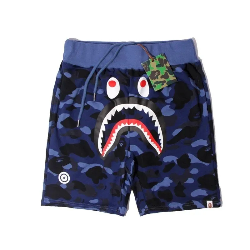 A Bathing Ape A Bathing Ape BAPE STA ABC Camo Shorts Blue - 1