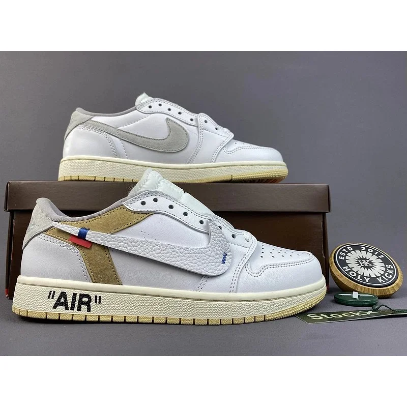 Nike Nike Air Jordan 1 Low 'Off-White' Sneakers White - 1