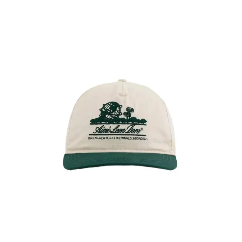 Aimé Leon Dore Aimé Leon Dore White/Forest Green Baseball Cap White - 1