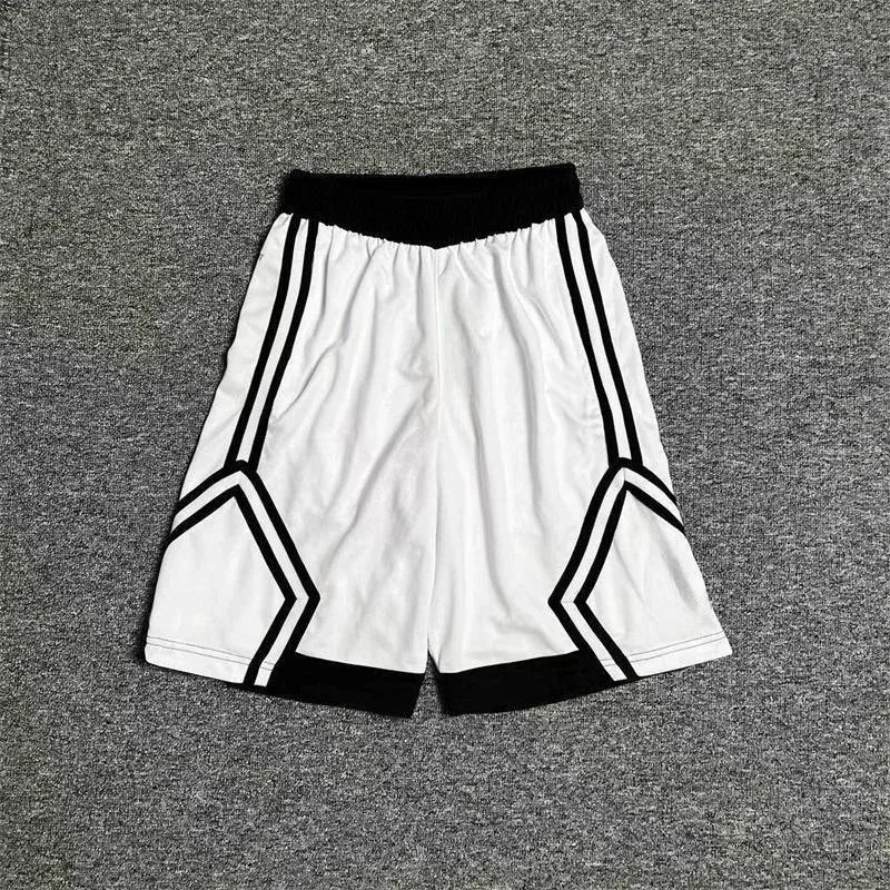 Other White/Black Geometric Athletic Shorts White - 1
