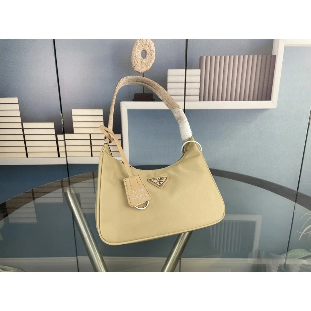 Prada Prada Cahier Beige Shoulder Bag Beige