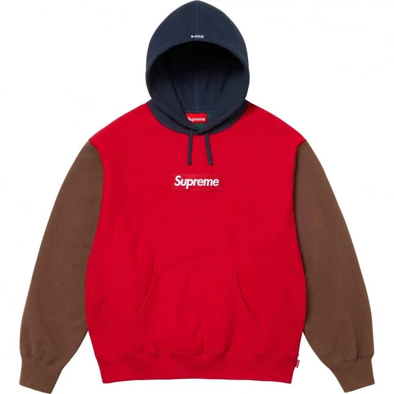 Supreme Supreme Box Logo Hoodie Red/Brown Red - 1
