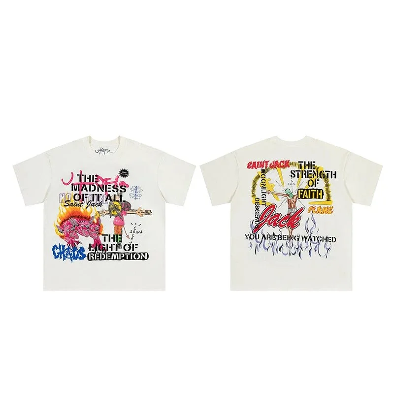 Travis Scott Travis Scott Cactus Jack TS58米杏 T-Shirt White