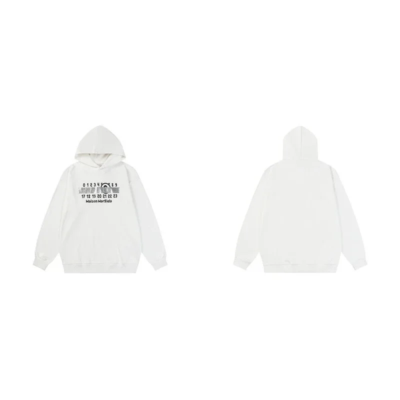 Maison Mihara Yasuhiro Maison Mihara Yasuhiro White Graphic Hoodie White - 1