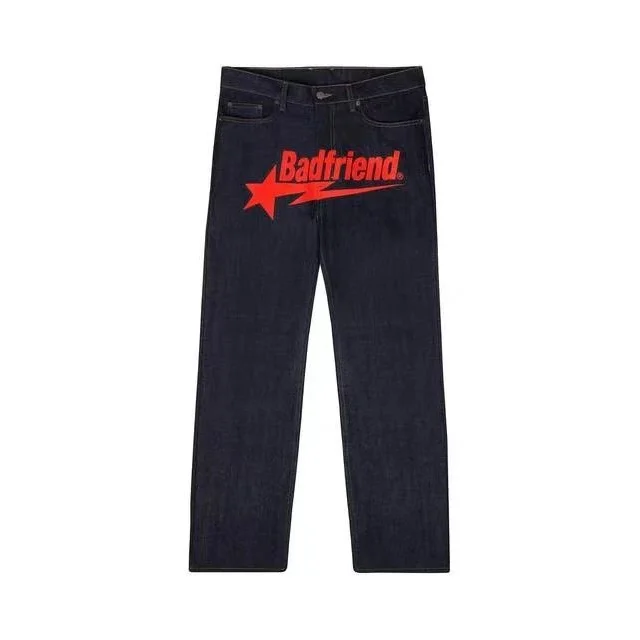 Badfriend Badfriend Black Logo Jeans Black - 1