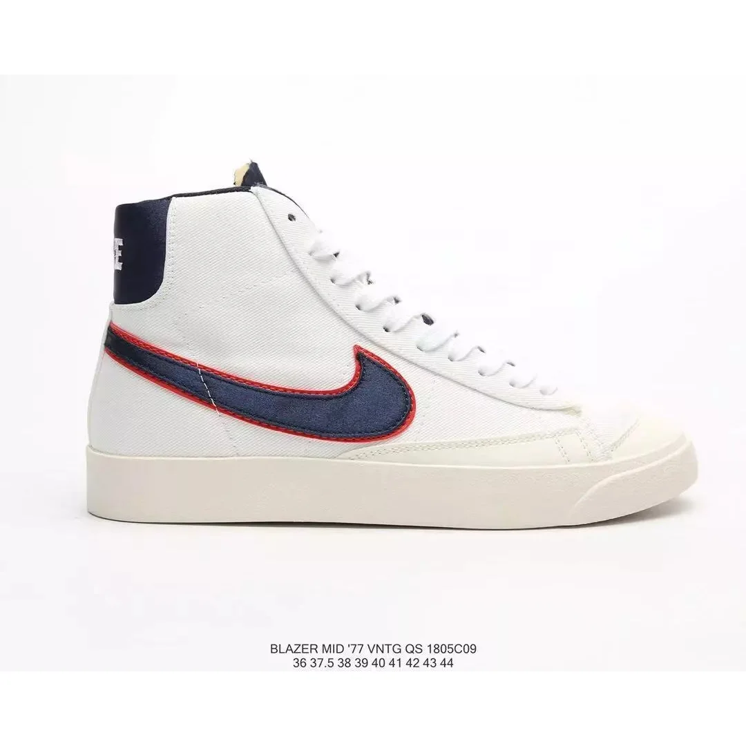Nike Nike Blazer Mid '77 Sail/University Red Sneakers White