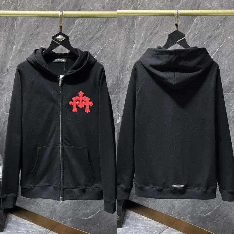 Chrome Hearts Chrome Hearts CH Cross Zip-Up Hoodie 652 Black Black