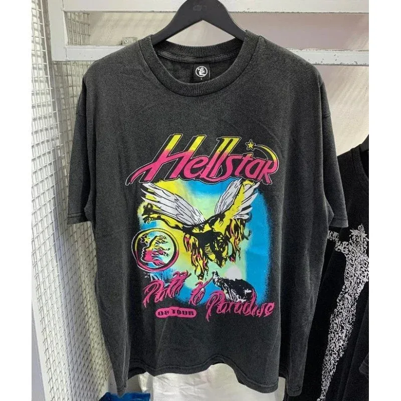 Hellstar Hellstar H210 Path to Paradise T-Shirt Black - 1