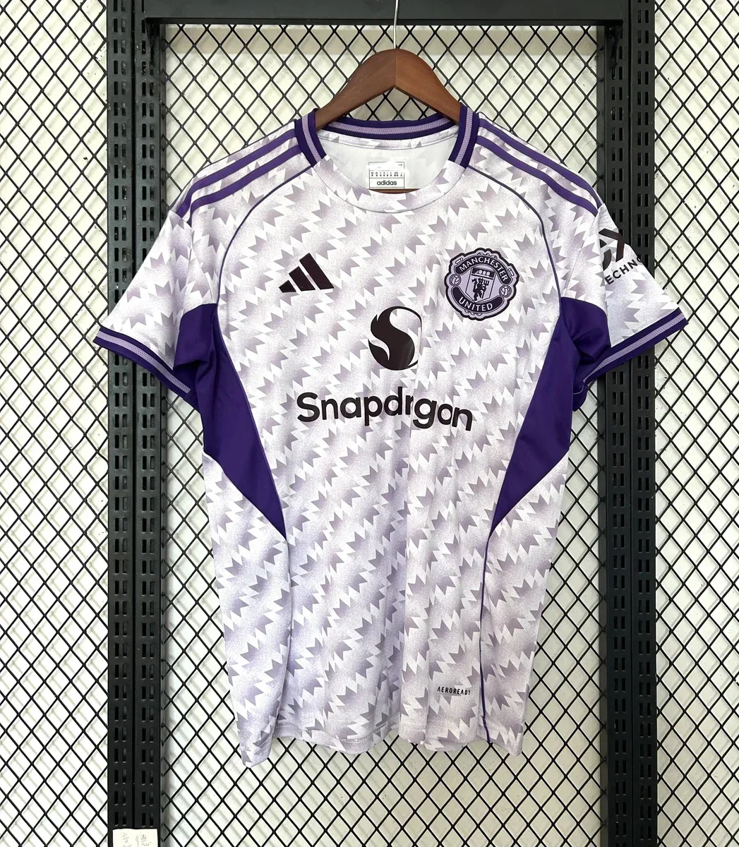 Adidas Adidas Manchester United 25-26 Away Jersey White - 1