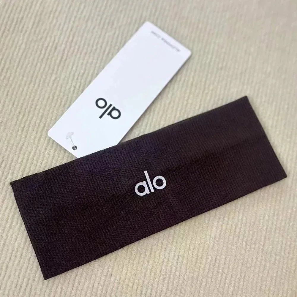 Alo Yoga Alo Solid Black Headband Black - 1