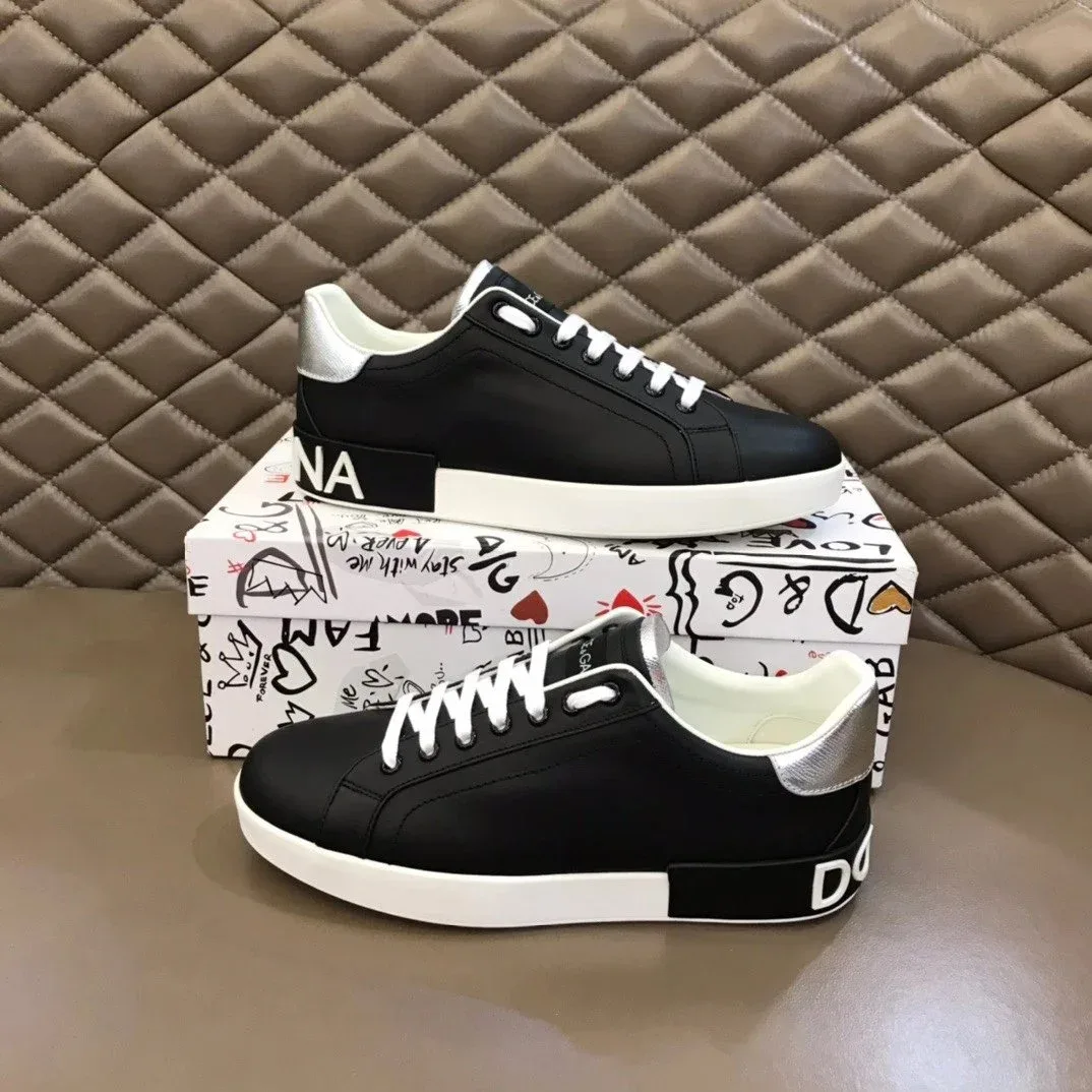 Dolce & Gabbana Dolce & Gabbana Classic Logo Black White Sneakers Black