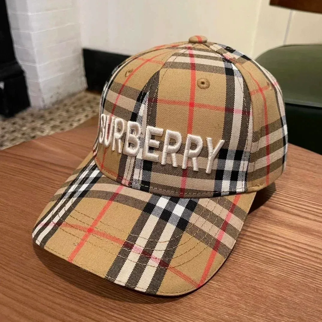 Burberry Burberry Classic Check Beige Baseball Cap Beige