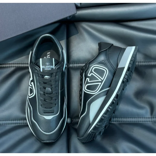 Valentino Valentino VLTN Sneakers Black/White/Grey Black