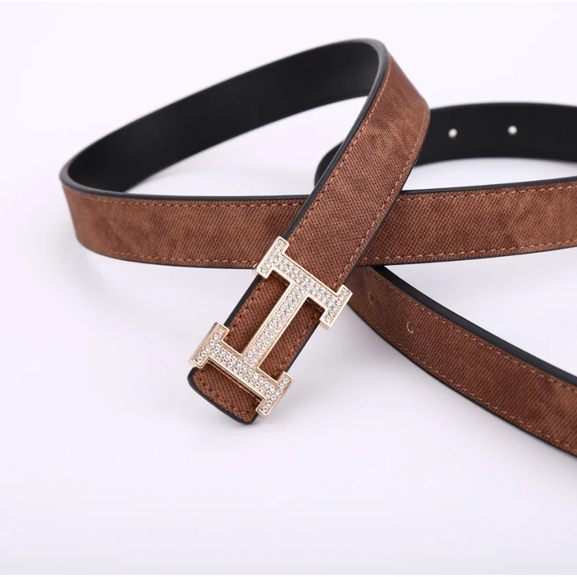 Hermès Hermès H Dark Brown Belt Brown