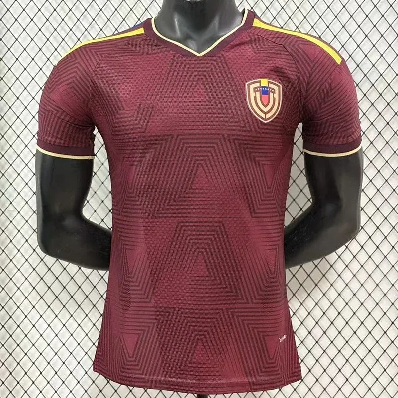 Other Venezuela Home Jersey 2627 Maroon Football Shirt Red - 1