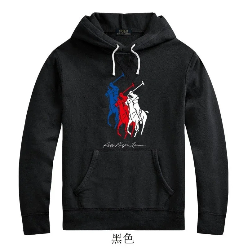 Polo Ralph Lauren Polo Ralph Lauren Black Polo Player Hoodie Black - 1