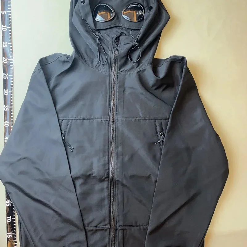 CP Company C.P. Company Goggle Black Hooded Jacket Black