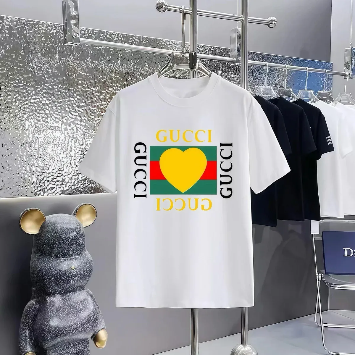 Gucci Gucci Classic Logo White T-Shirt White - 1