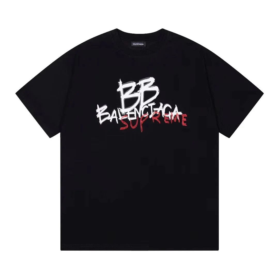 Balenciaga Balenciaga BB Supreme Black T-Shirt Black - 1