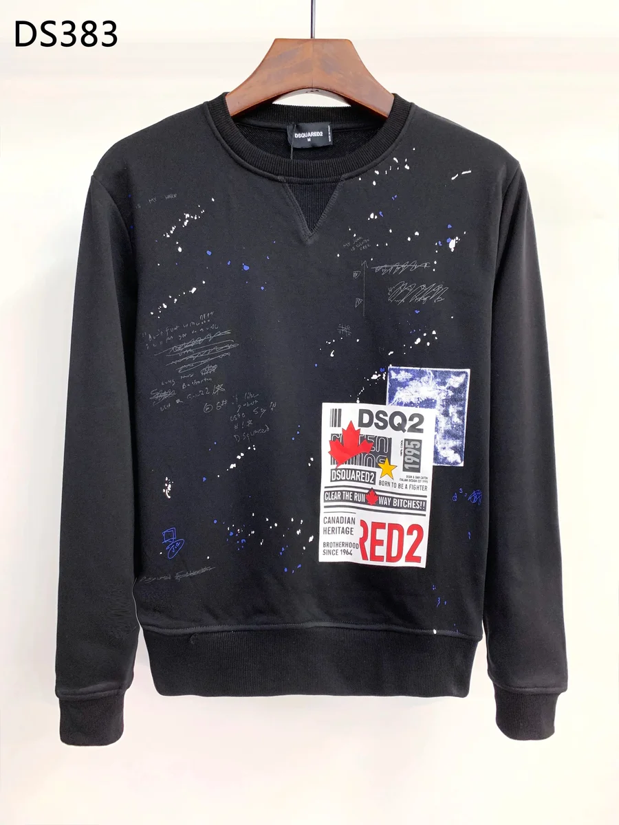 DSQUARED2 DSQUARED2 DSQ2020 U-1 Black Sweatshirt Black - 1