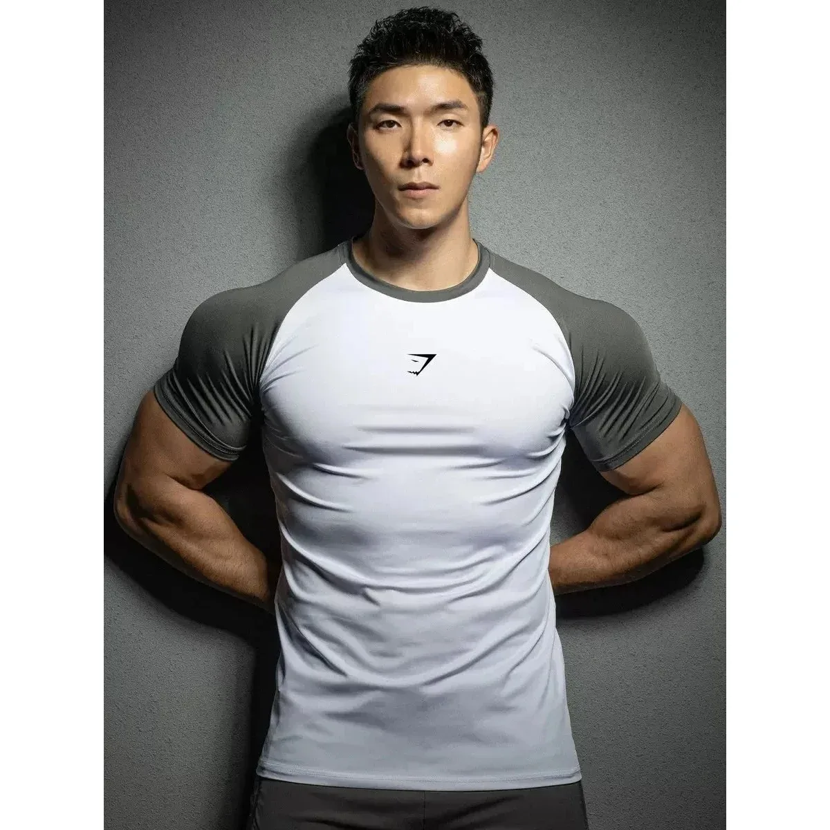 Other Muscle Fit T-Shirt White/Grey White - 1