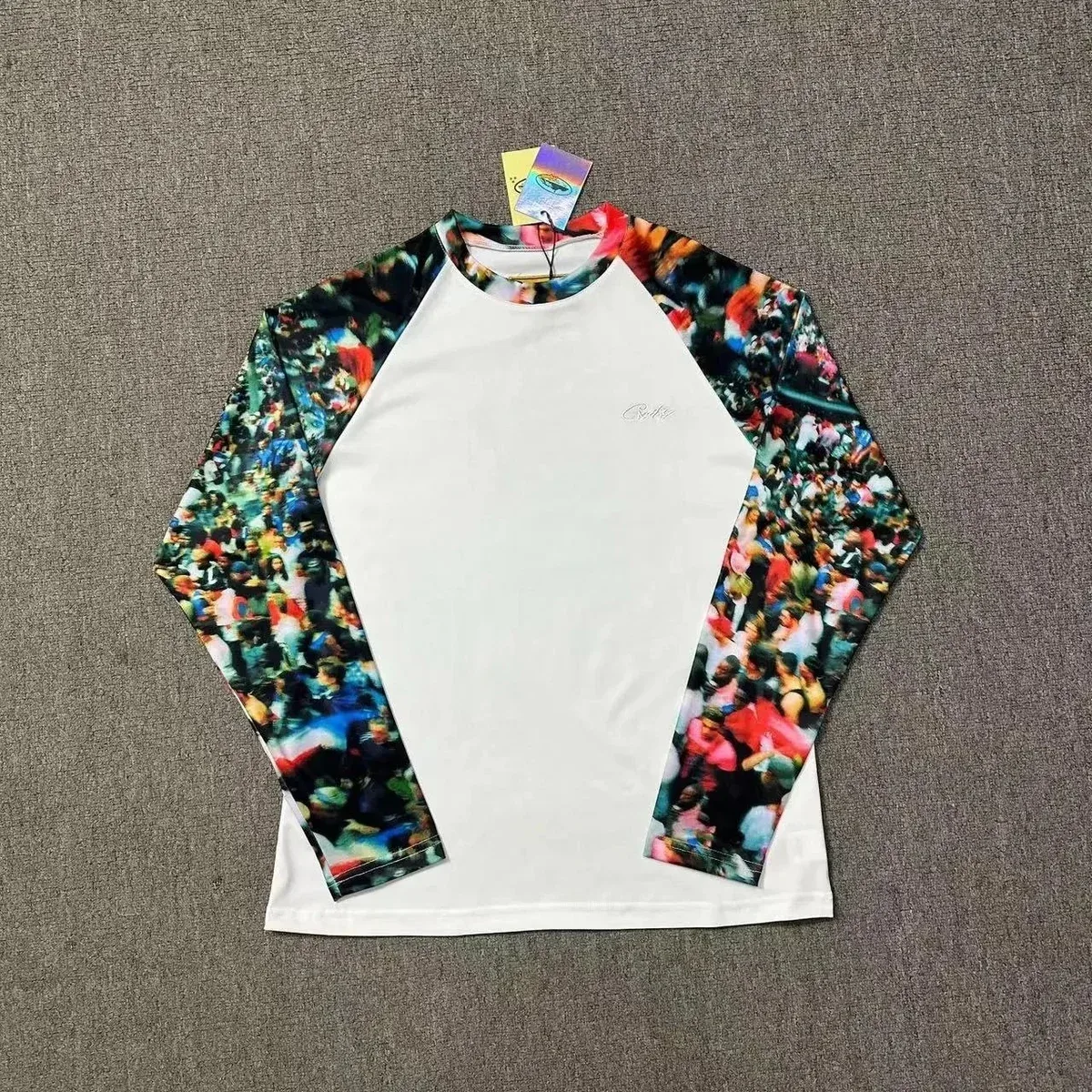 Other Unknown Brand Printed Long Sleeve T-Shirt White/Colorful White - 1