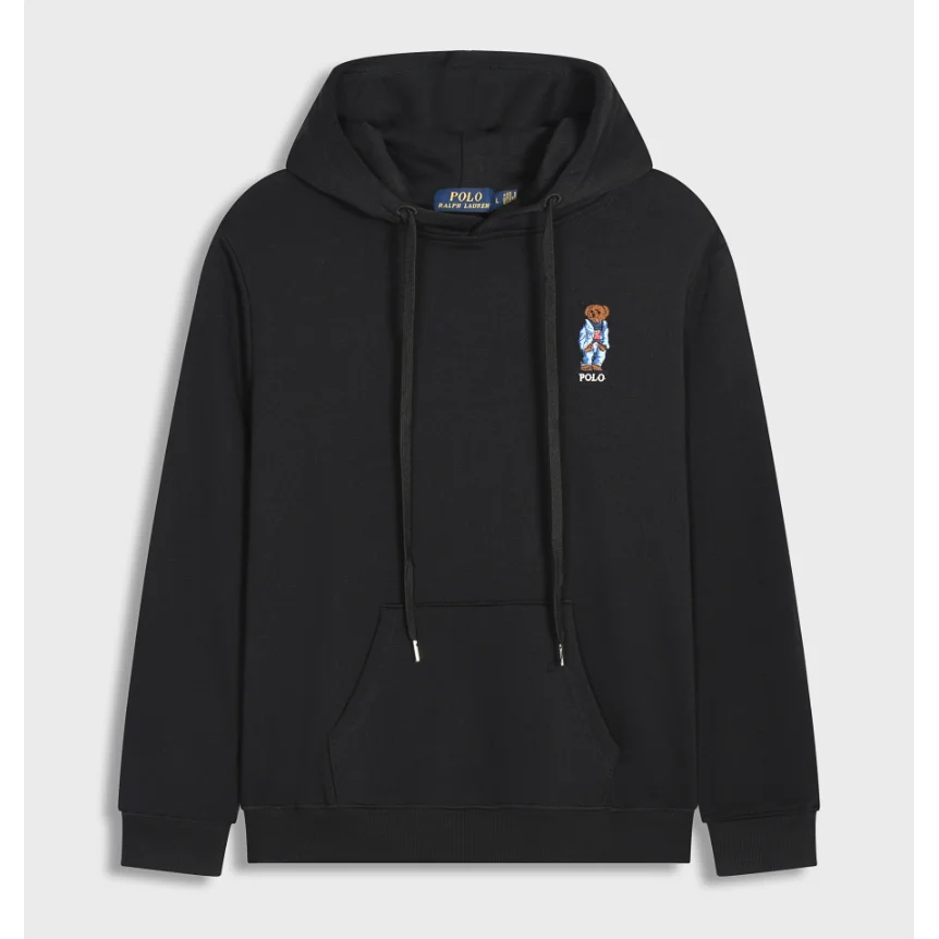 Polo Ralph Lauren Polo Ralph Lauren Polo Bear Black Hoodie Black - 1