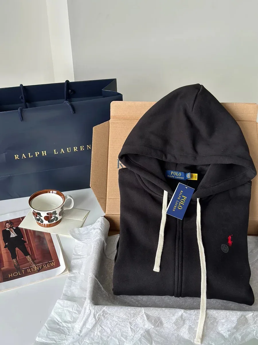 Polo Ralph Lauren Polo Ralph Lauren Black Hoodie Sweatshirt Black - 1