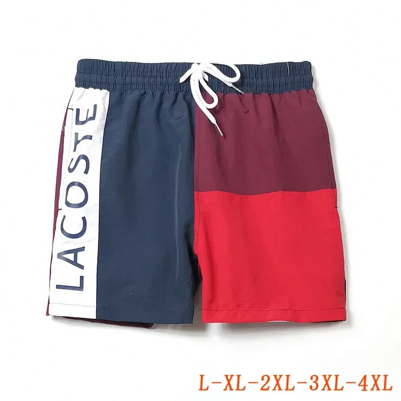 Lacoste Lacoste L07 Red Block Swim Shorts Red - 1